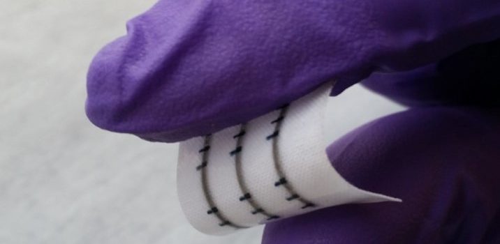 Fully integrated circuits printed directly onto fabric