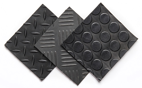 Rubber Matting – Coin, Checker Plate, Spear